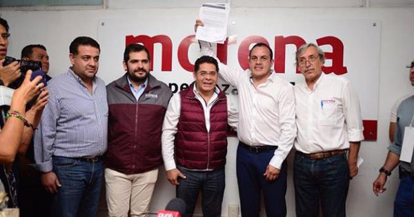 Cuauhtémoc Blanco se registra como candidato al gobierno de Morelos