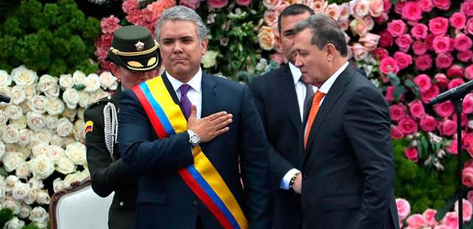 Iván Duque jura como nuevo presidente de Colombia