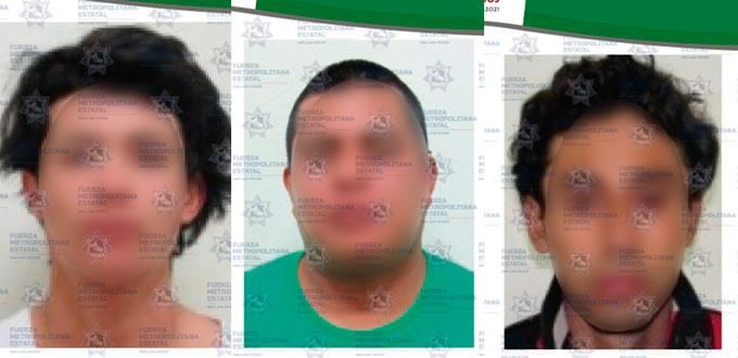 Capturan A Tres Presuntos Ladrones Domiciliarios