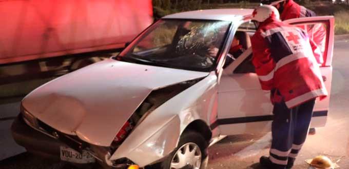 Auto Se Impacta Contra Un Muro Conductor Herido