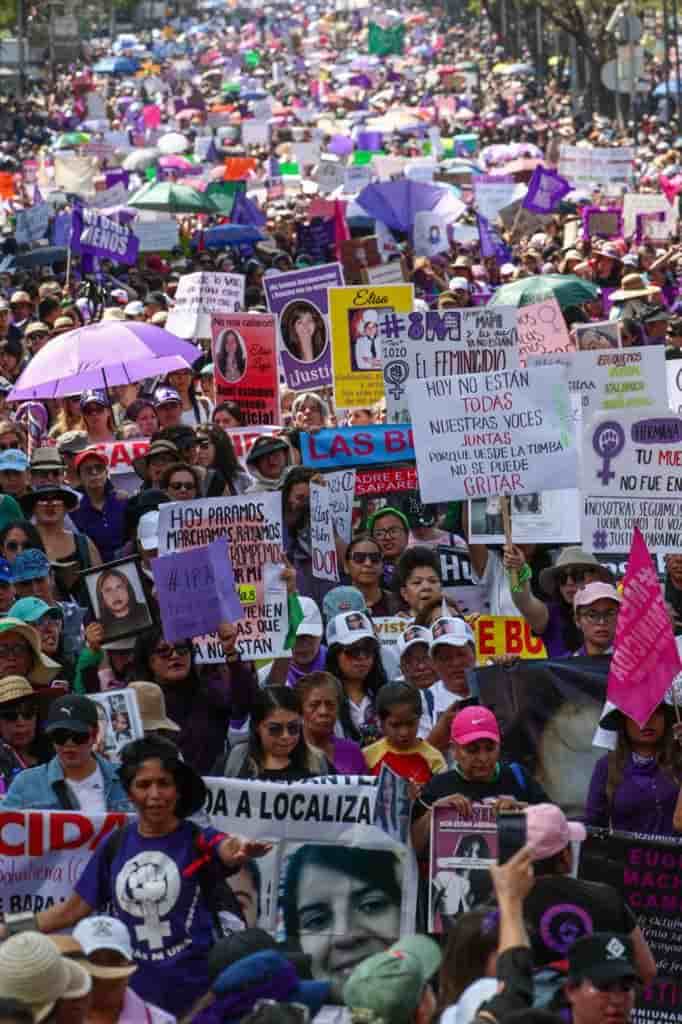 Vivas Nos Queremos El Machismo S Es Terrorismo Gritan Mujeres En