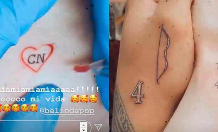 Christian Nodal Y Belinda Hacen Votos De Amor Con Tatuaje