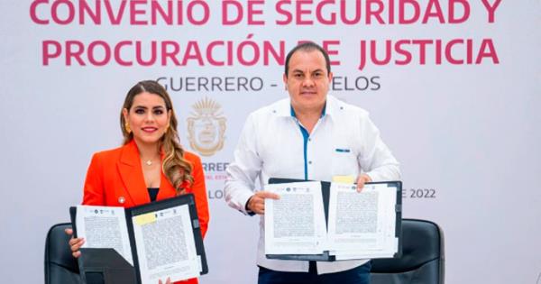 Morelos Y Guerrero Firman Convenio Para Blindar Frontera