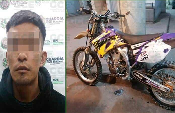 Cae Robacarros Con Una Moto Hurtada