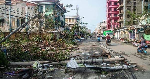 El ciclón Mocha deja al menos 6 muertos y 700 heridos en Myanmar