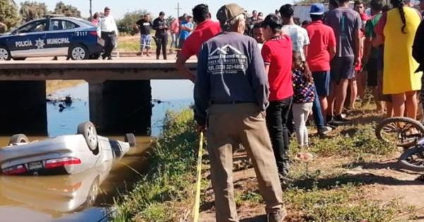 Hombres Mueren Al Volcar Auto Y Caer A Canal De Riego En Navolato