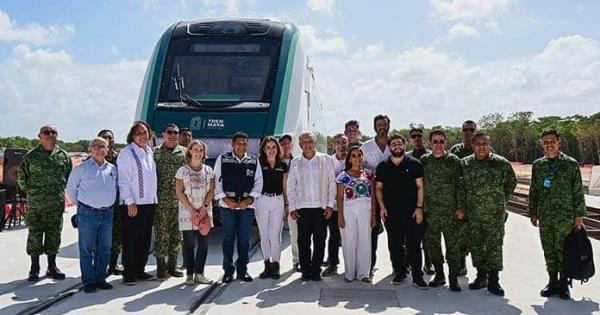 Llega A Canc N El Primer Vag N Del Tren Maya