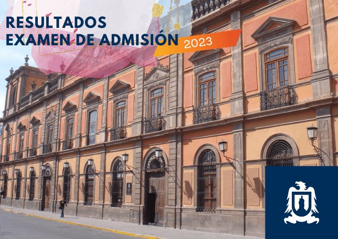 Resultados Examen de Admisión UASLP 2023