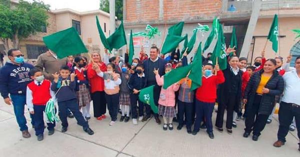 Alcalde Inaugura Pavimentaci N De Los Mezquites