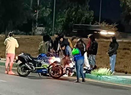 Grave Motociclista Tras Ser Arrollado