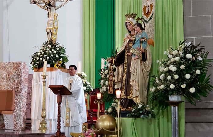 Celebran El Novenario De Virgen Del Carmen