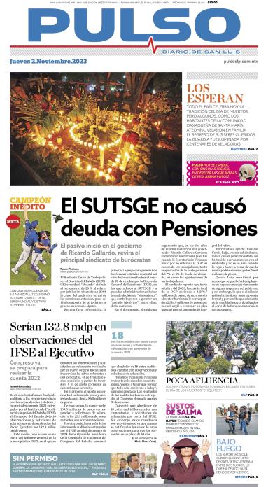 Edicion Impresa Portada de Hoy