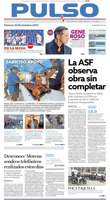 Edicion Impresa Portada de Hoy