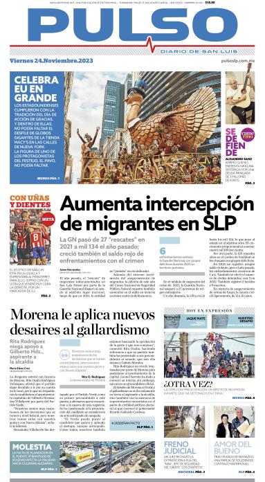 Edicion Impresa Portada de Hoy