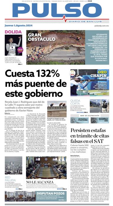 Edicion Impresa Portada de Hoy