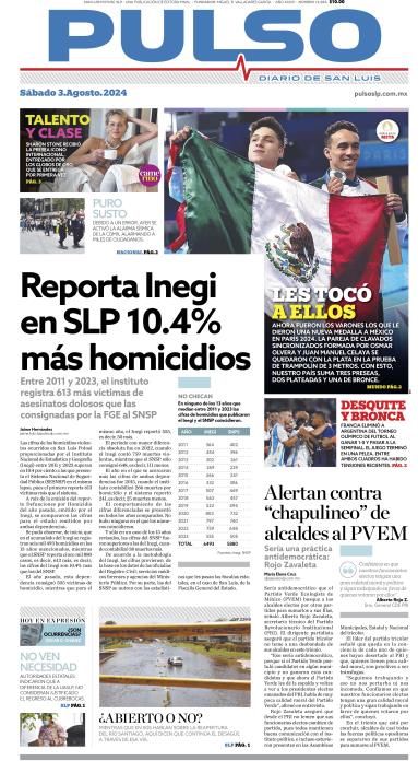 Edicion Impresa Portada de Hoy