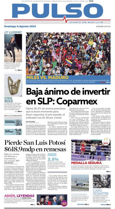 Edicion Impresa Portada de Hoy