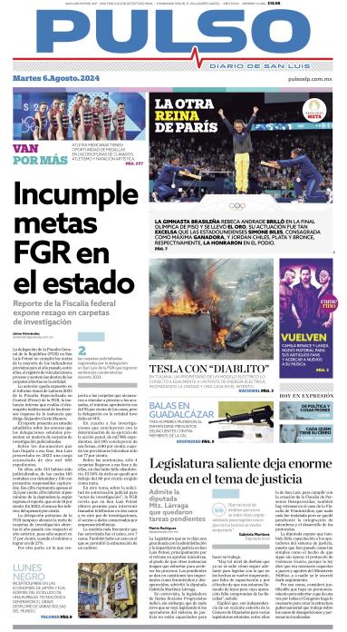 Edicion Impresa Portada de Hoy