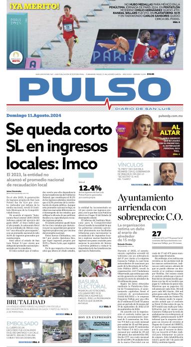 Edicion Impresa Portada de Hoy