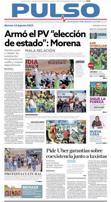 Edicion Impresa Portada de Hoy