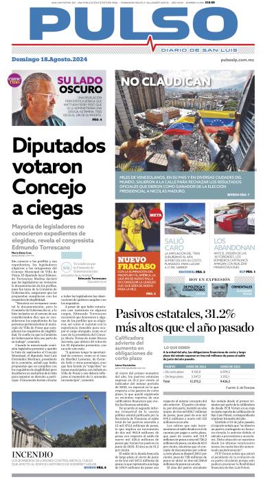 Edicion Impresa Portada de Hoy