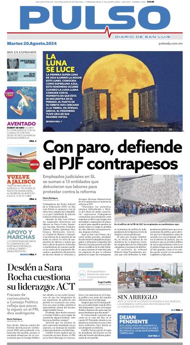 Edicion Impresa Portada de Hoy