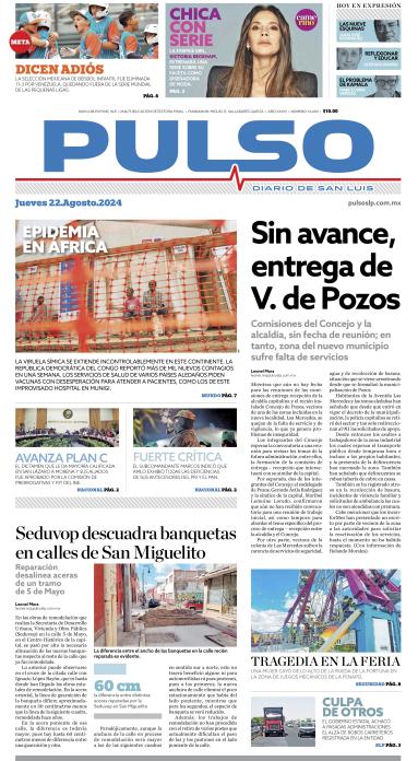 Edicion Impresa Portada de Hoy