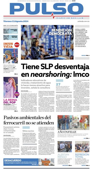 Edicion Impresa Portada de Hoy