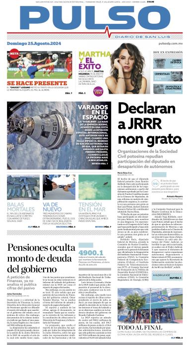 Edicion Impresa Portada de Hoy