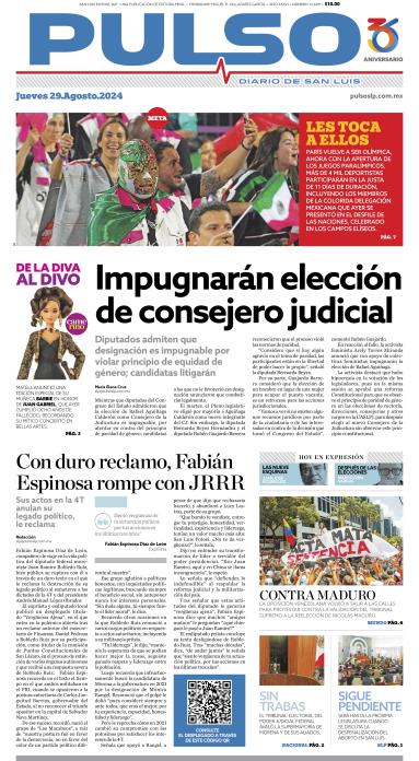 Edicion Impresa Portada de Hoy