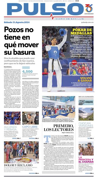 Edicion Impresa Portada de Hoy