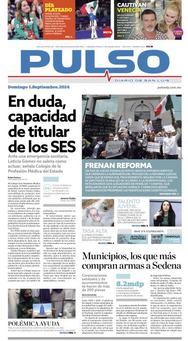 Edicion Impresa Portada de Hoy