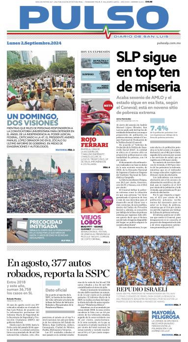 Edicion Impresa Portada de Hoy