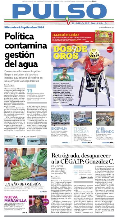 Edicion Impresa Portada de Hoy