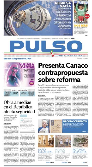 Edicion Impresa Portada de Hoy