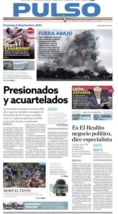 Edicion Impresa Portada de Hoy