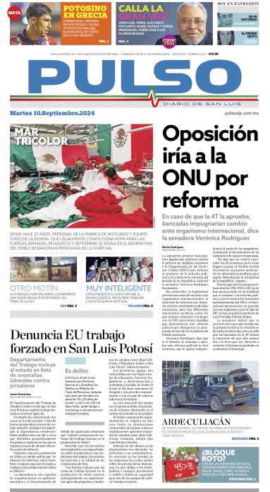 Edicion Impresa Portada de Hoy