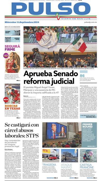 Edicion Impresa Portada de Hoy