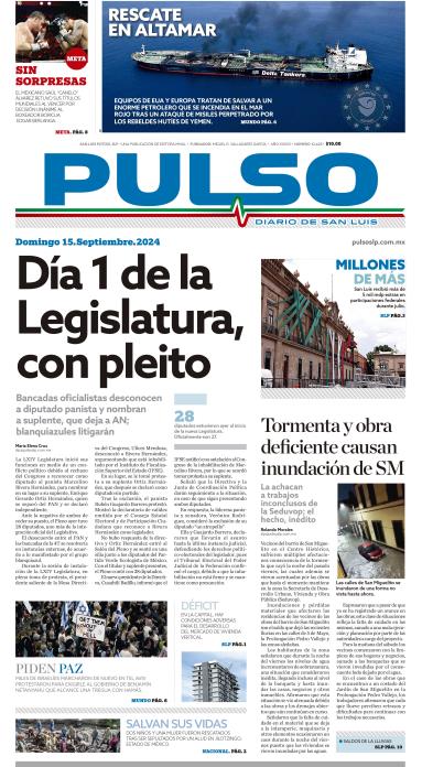 Edicion Impresa Portada de Hoy