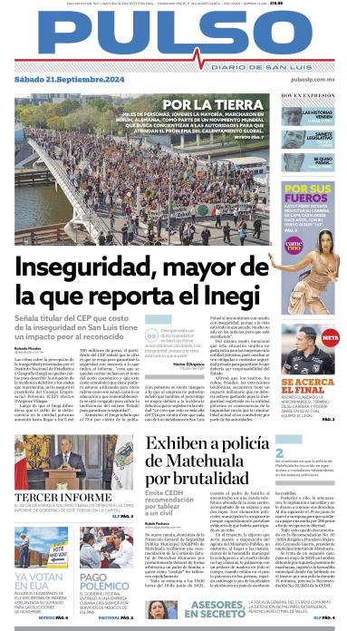 Edicion Impresa Portada de Hoy