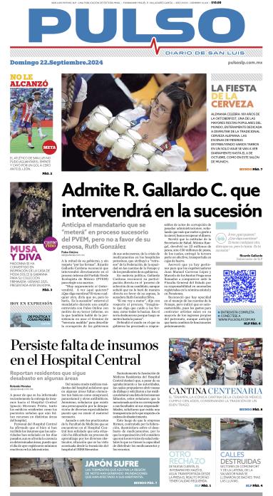 Edicion Impresa Portada de Hoy