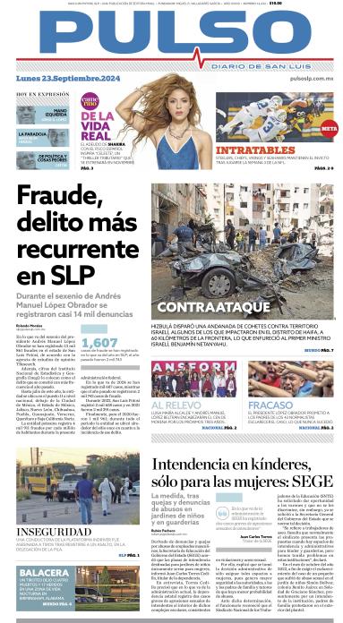 Edicion Impresa Portada de Hoy