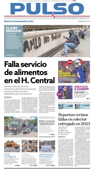 Edicion Impresa Portada de Hoy