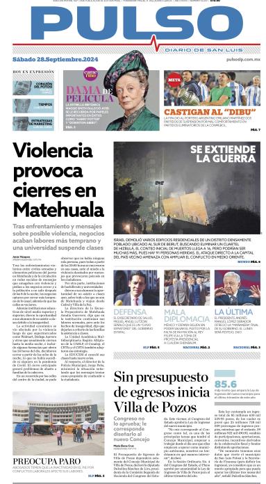 Edicion Impresa Portada de Hoy