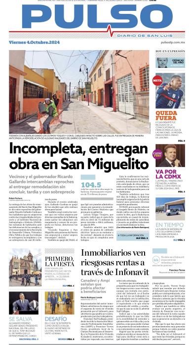 Edicion Impresa Portada de Hoy