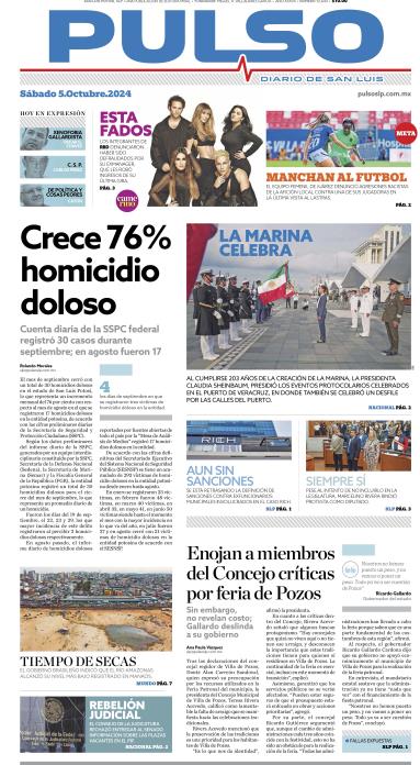 Edicion Impresa Portada de Hoy