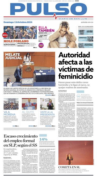 Edicion Impresa Portada de Hoy