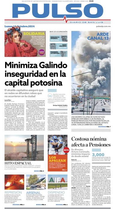 Edicion Impresa Portada de Hoy