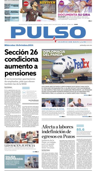 Edicion Impresa Portada de Hoy