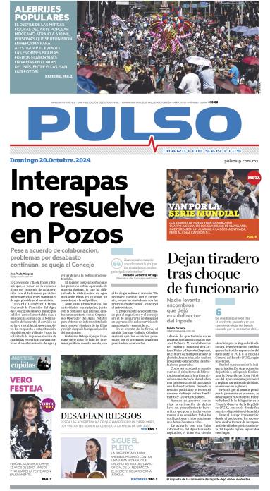 Edicion Impresa Portada de Hoy